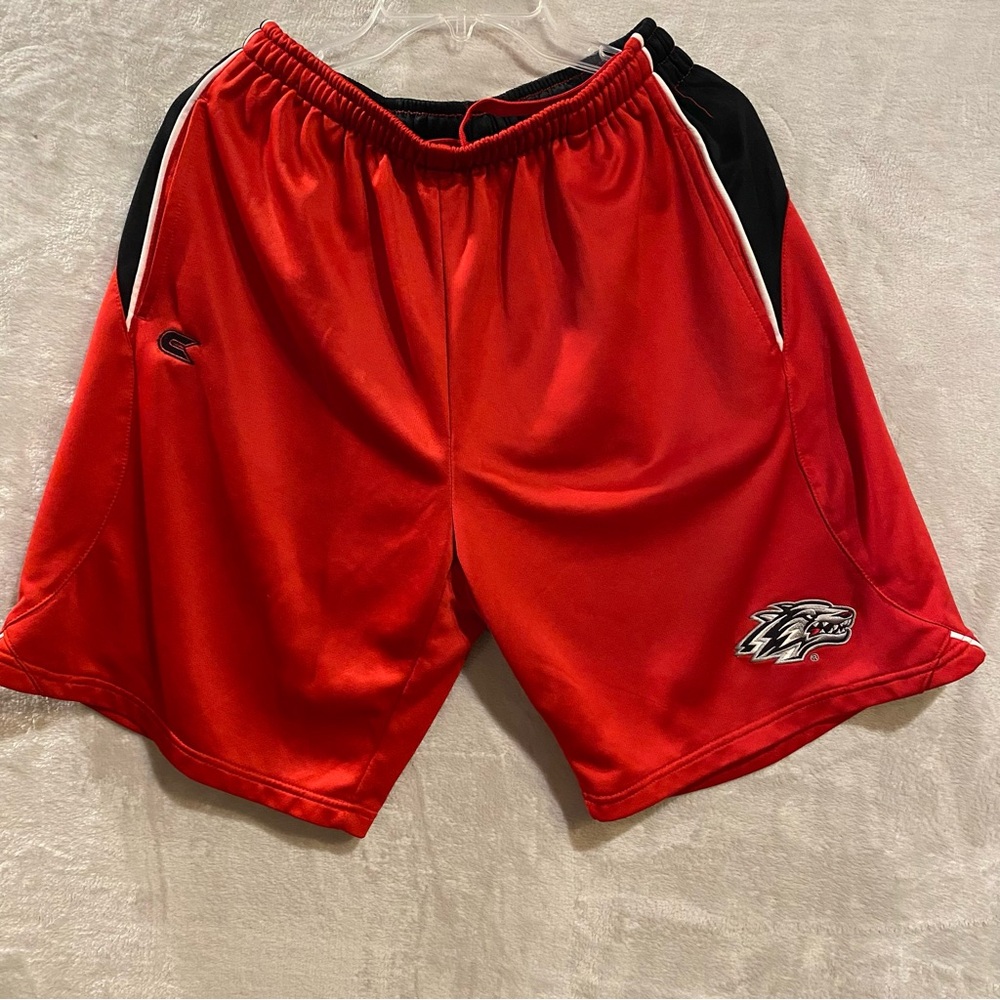 New Mexico Lobos Shorts Men’s Large Red Colosseum Sportswear Basketball NCAA